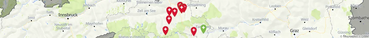 Kartenansicht für Apotheken-Notdienste in der Nähe von Mariapfarr (Tamsweg, Salzburg)